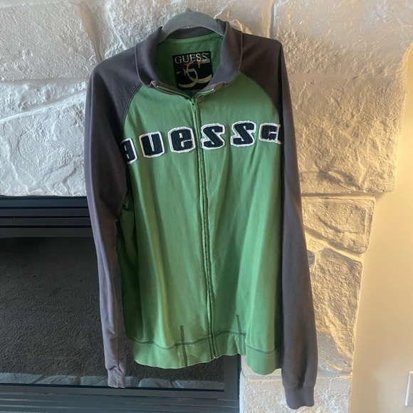 Guess Jackets & Coats Vintage Guess Zip Up Track Jacket Size Xl